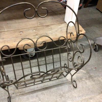 Wire Magazine Rack