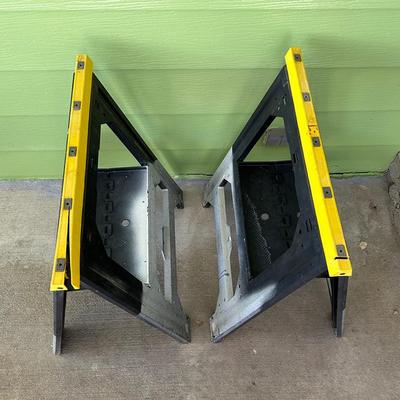 276 PAIR FOLDING PLASTIC WORK HORSES
