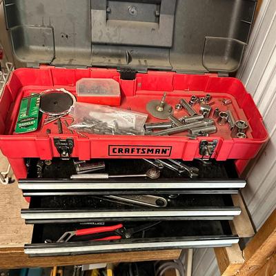 277 CRAFTSMAN 3 DRAWER TOOL BOX