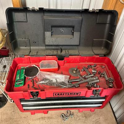 277 CRAFTSMAN 3 DRAWER TOOL BOX