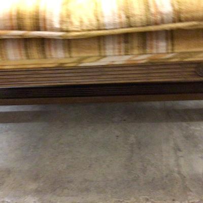 MCM Wood and Cloth Bench