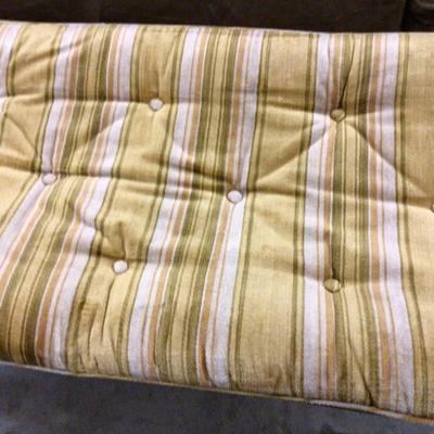 MCM Wood and Cloth Bench