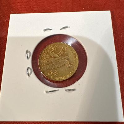 1925 2 1/2 INDIAN HEAD EAGLE GOLD PIECE