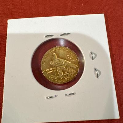 1914 2 1/2 INDIAN HEAD EAGLE GOLD PIECE