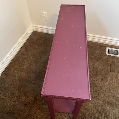 Rectangular Side Table with Shelf