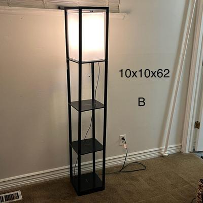 Floor Lamp with Shelves (B)