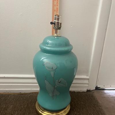 Blue Ginger Jar Shaped Lamp