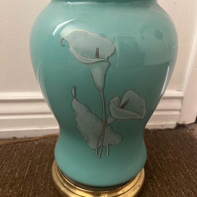 Blue Ginger Jar Shaped Lamp