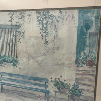 Vintage Framed Replication Painting for Wall