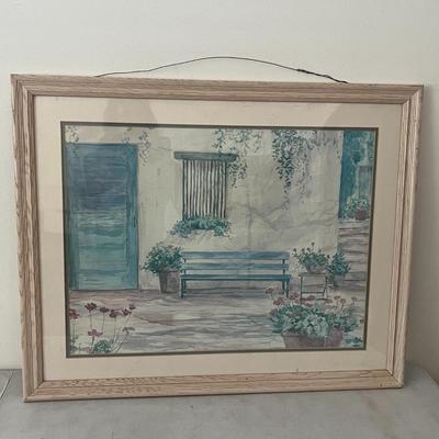 Vintage Framed Replication Painting for Wall