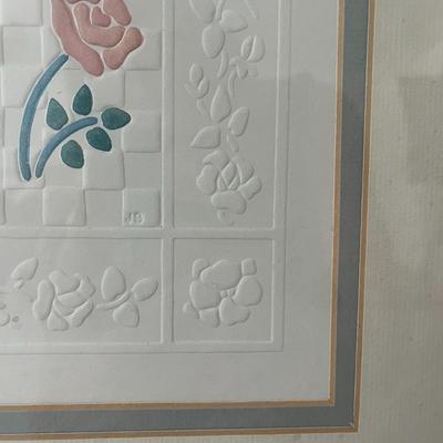 2 Set of Rose & Tulips Wall Art By Jane Billman