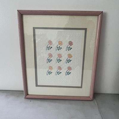 2 Set of Rose & Tulips Wall Art By Jane Billman