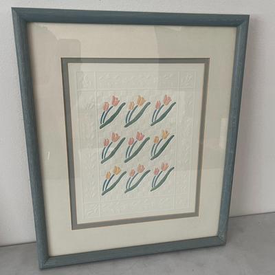 2 Set of Rose & Tulips Wall Art By Jane Billman