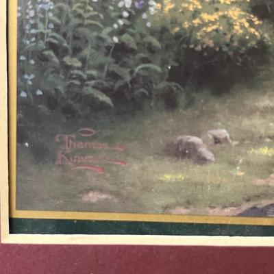 Thomas Kinkade The Forest Chapel Certificate Authenticity Print