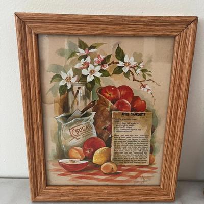 Gail Monroe Art Prints Apple Charlotte & Raspberry Tart