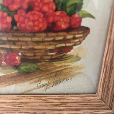 Gail Monroe Art Prints Apple Charlotte & Raspberry Tart
