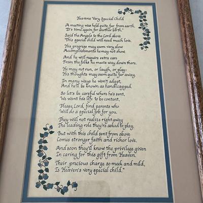 The Family A Proclamation Of The World & Heavens Very Special Child Frames