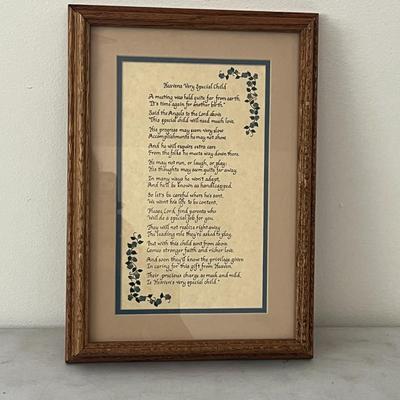 The Family A Proclamation Of The World & Heavens Very Special Child Frames