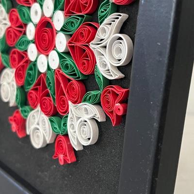 Framed Paper Quilling Art