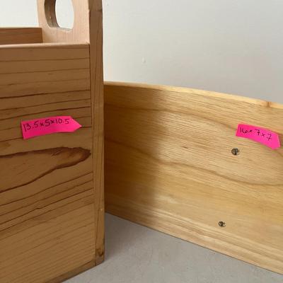Wood Desk Organizers- Pack of 2