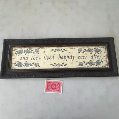 And They Lived Happily Ever After By Donna Atkins Art Print 23 x 8