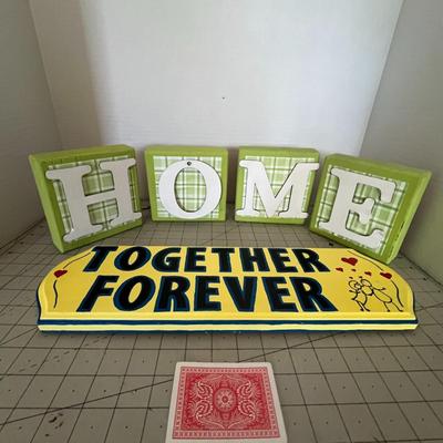 Home and Together Forever Home Decor