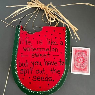 Watermelon Wall Decor & 'Sterling & Noble' Wall clock