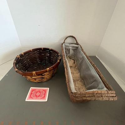 Decorative Wicker Storage Baskets - Set of 4