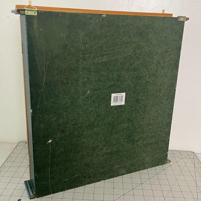 Vintage Wood and Glass Display Cabinet