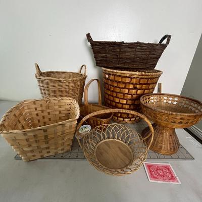 Various Vintage Storage baskets- Set of 7
