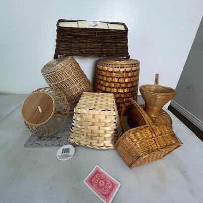 Various Vintage Storage baskets- Set of 7