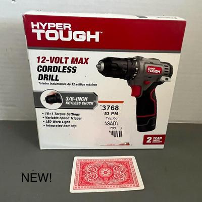 New 'Hyper Tough' 12V Max Lithium-Ion Cordless 3/8-inch Drill Driver