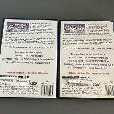 2 America Railroads - the steam train legacy DVD