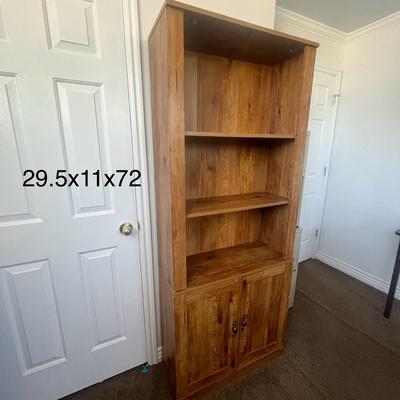 5 Shelf Bookcase With Doors