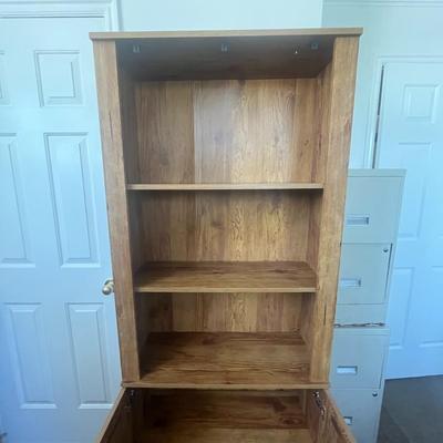 5 Shelf Bookcase With Doors