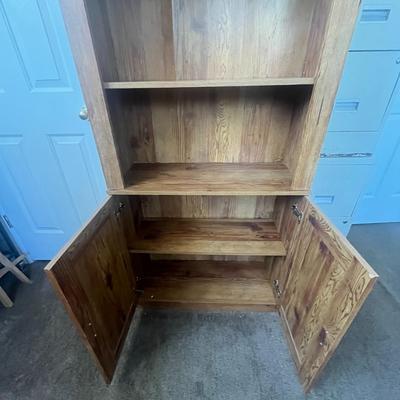 5 Shelf Bookcase With Doors