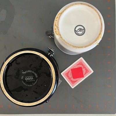 2 Ceramic Canister White & Black