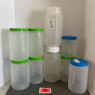 Plastic Utility Measuring Container Pack of 9