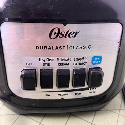 Oster Duralast Classic Blender Glass Pitcher Black