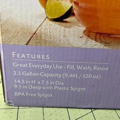 Glass Beverage Dispenser NEW!