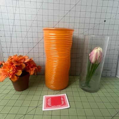 3 Set Of Flower Vases