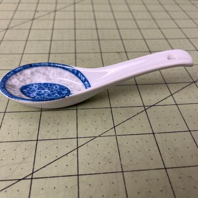 Floral Miso Soup Bowl & Spoons Set