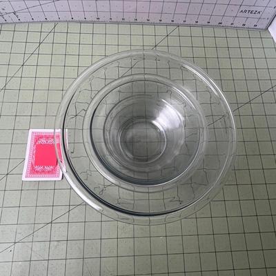 3 Pyrex Bowls