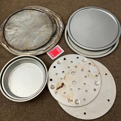 Stainless Steel Kitchen Cooking Baking Pan & Steamer Rack