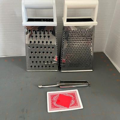 Kitchen Aid Hand Food Chopper; Grater, Peeler and Wire Rack