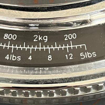 Progressive Int'l Kitchen Food Weighing Scale Weight