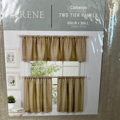 Elrene Window 2 Tier Panels Curtains
