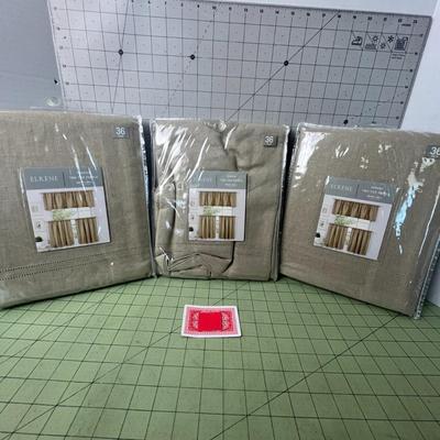 Elrene Window 2 Tier Panels Curtains