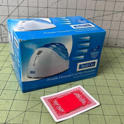 ReliOn Portable Ultrasonic Cool Mist Humidifier H-3548-3
