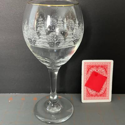 Holiday Wine Glasses/Goblets - Set of 6